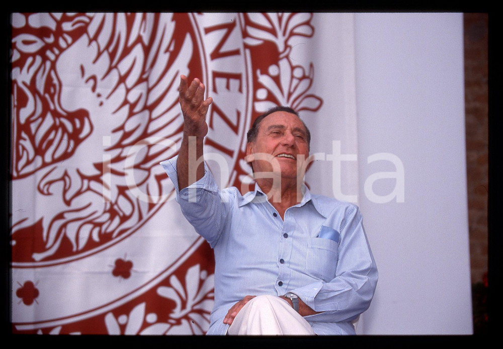 35mm vintage slide* 1995ca Festival Cinema Venezia Ritratto ALBERTO SORDI 