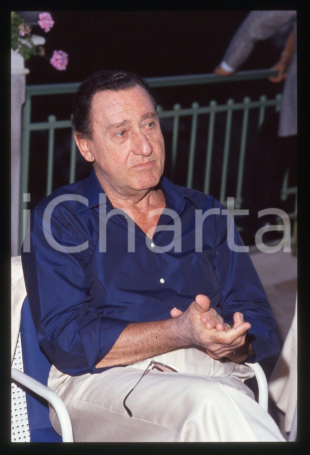 35mm vintage slide* 1995ca Venezia (?) ALBERTO SORDI ritratto