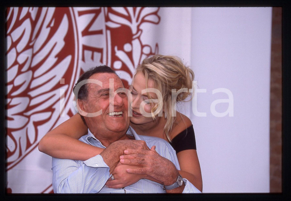 35mm vintage slide* 1998 Venezia Cinema ALBERTO SORDI - VALERIA MARINI (4)