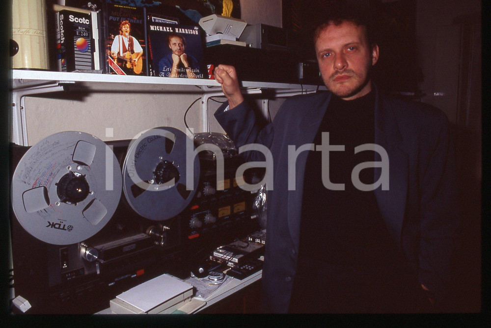 35mm vintage slide*1997 Cantante Michele Mezzacapo (Michael Harrison) (7) 