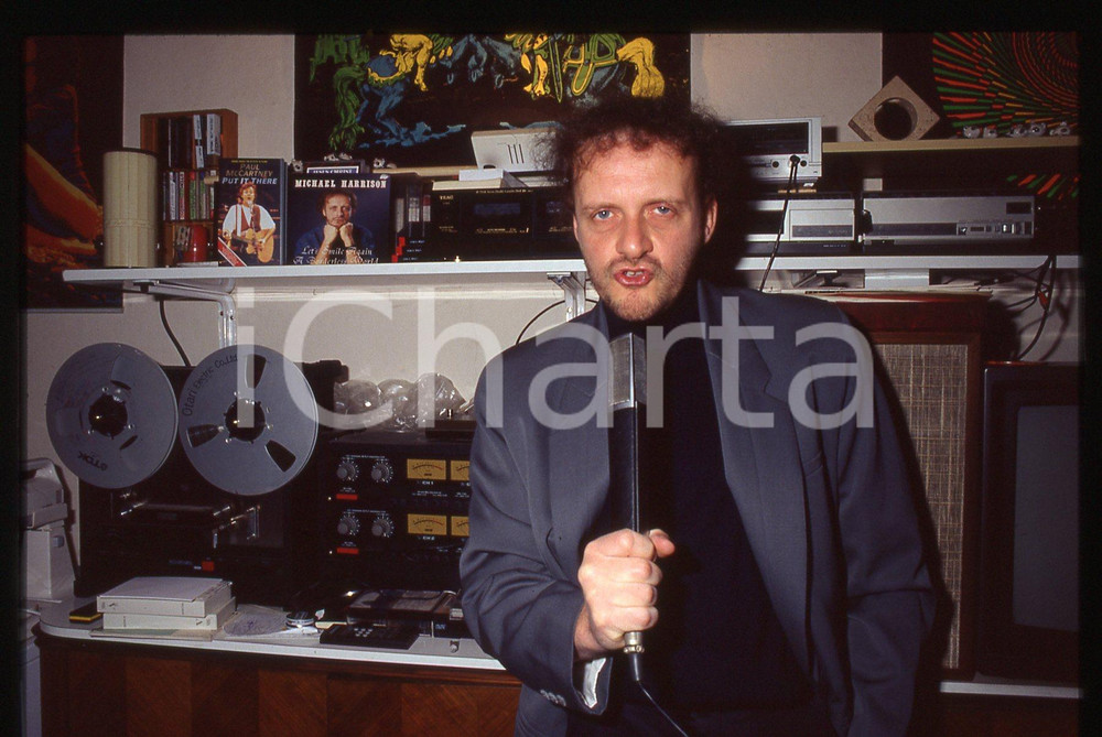 35mm vintage slide*1997 Cantante Michele Mezzacapo (Michael Harrison) (8) 