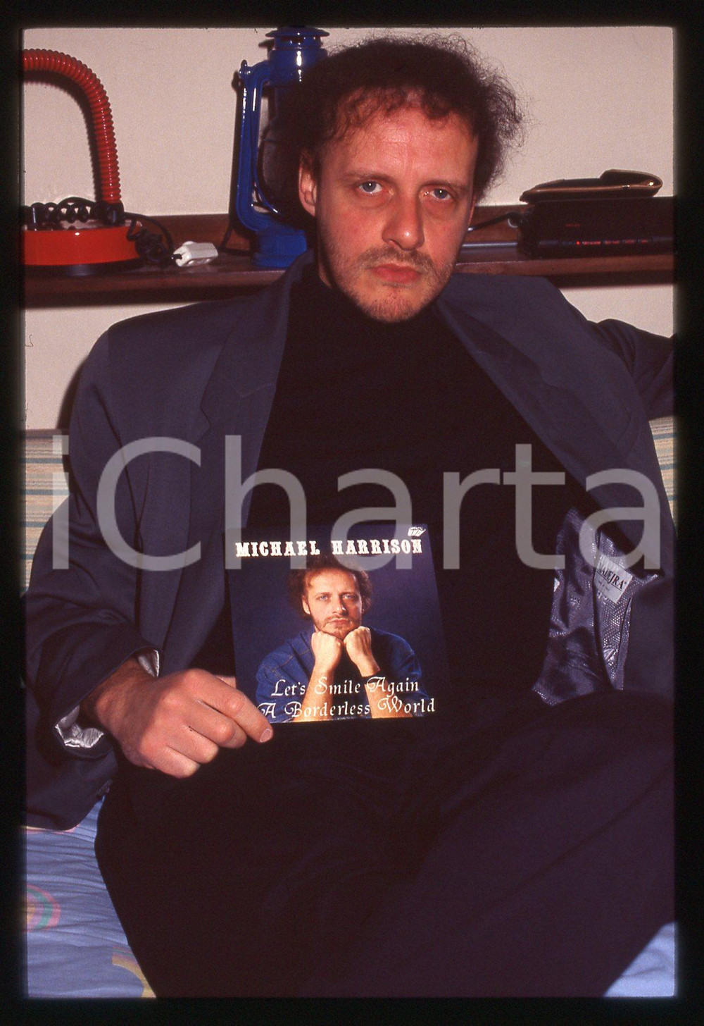 35mm vintage slide*1997 Cantante Michele Mezzacapo (Michael Harrison) (9) 