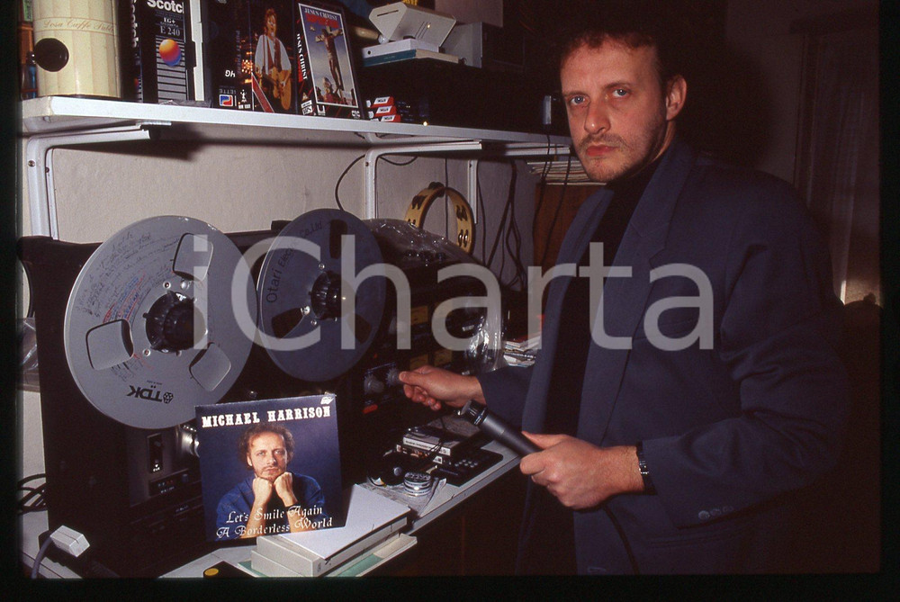 35mm vintage slide*1997 Cantante Michele Mezzacapo (Michael Harrison) (12)