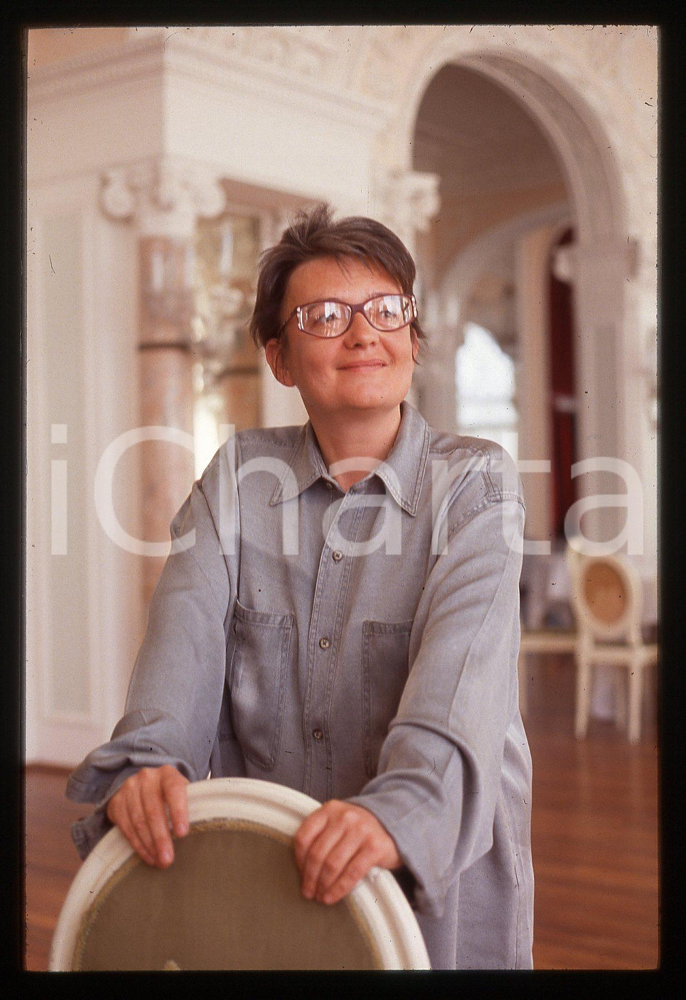 35mm vintage slide* 1992 Venezia Festival Cinema regista AGNIESZKA HOLLAND (9)