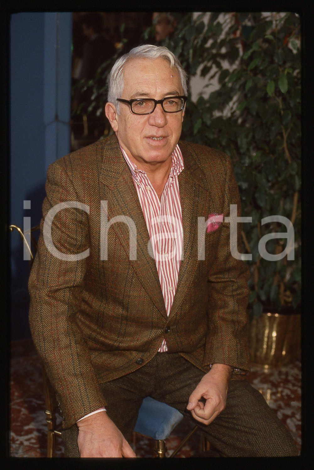 35mm vintage slide* 1985ca Teatro ritratto di GIUSEPPE PATRONI GRIFFI (2)