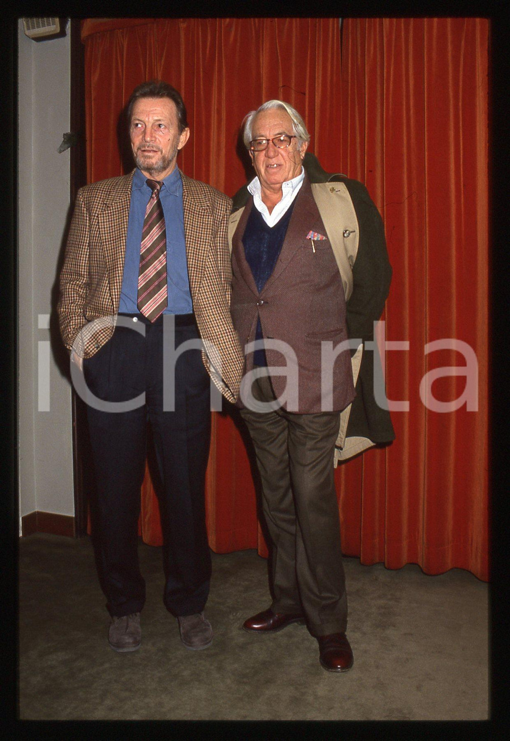 35mm vintage slide* 1990ca Teatro GIUSEPPE PATRONI GRIFFI  e UMBERTO ORSINI 