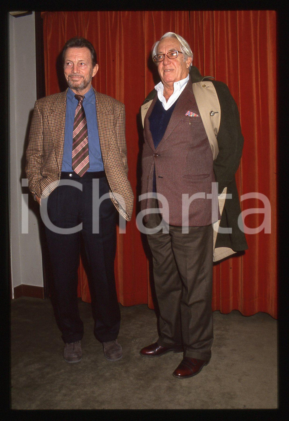 35mm vintage slide* 1990ca Teatro GIUSEPPE PATRONI GRIFFI  e UMBERTO ORSINI (2)