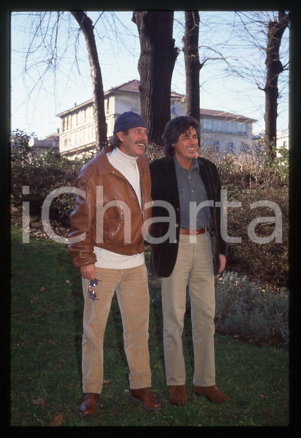 35mm vintage slide* 1994 ALBERTO CASTAGNA ritratto con ALESSANDRO IPPOLITO (2)