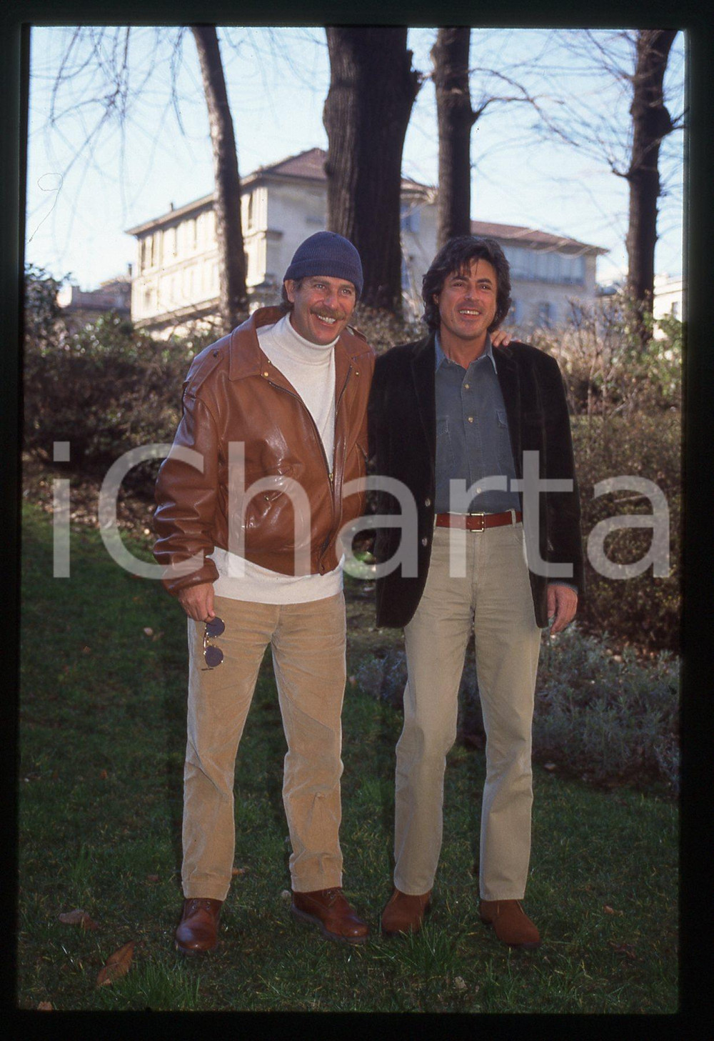 35mm vintage slide* 1994 ALBERTO CASTAGNA ritratto con ALESSANDRO IPPOLITO (8)