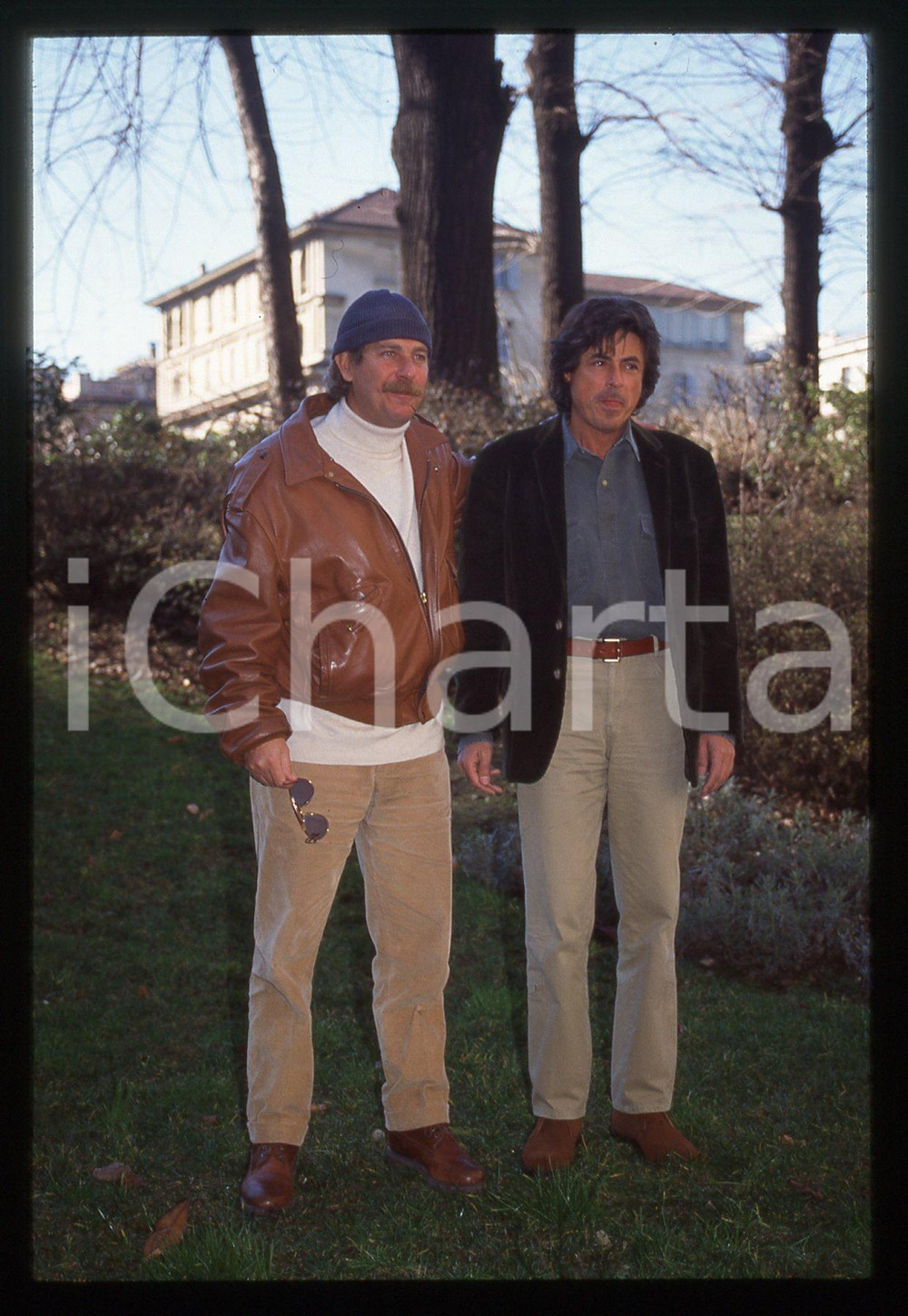 35mm vintage slide* 1994 ALBERTO CASTAGNA ritratto con ALESSANDRO IPPOLITO (9)