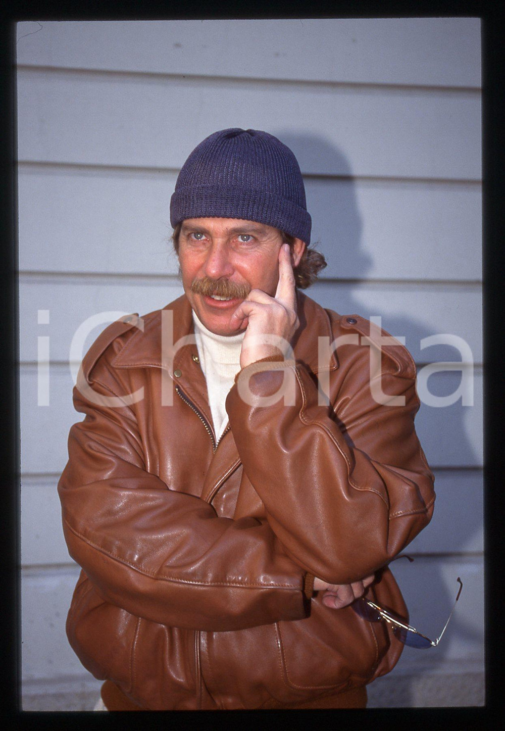 35mm vintage slide* 1995ca ALBERTO CASTAGNA ritratto del presentatore (6)
