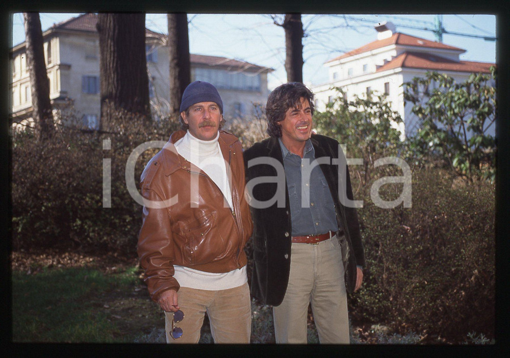 35mm vintage slide* 1994 ALBERTO CASTAGNA ritratto con ALESSANDRO IPPOLITO (10)