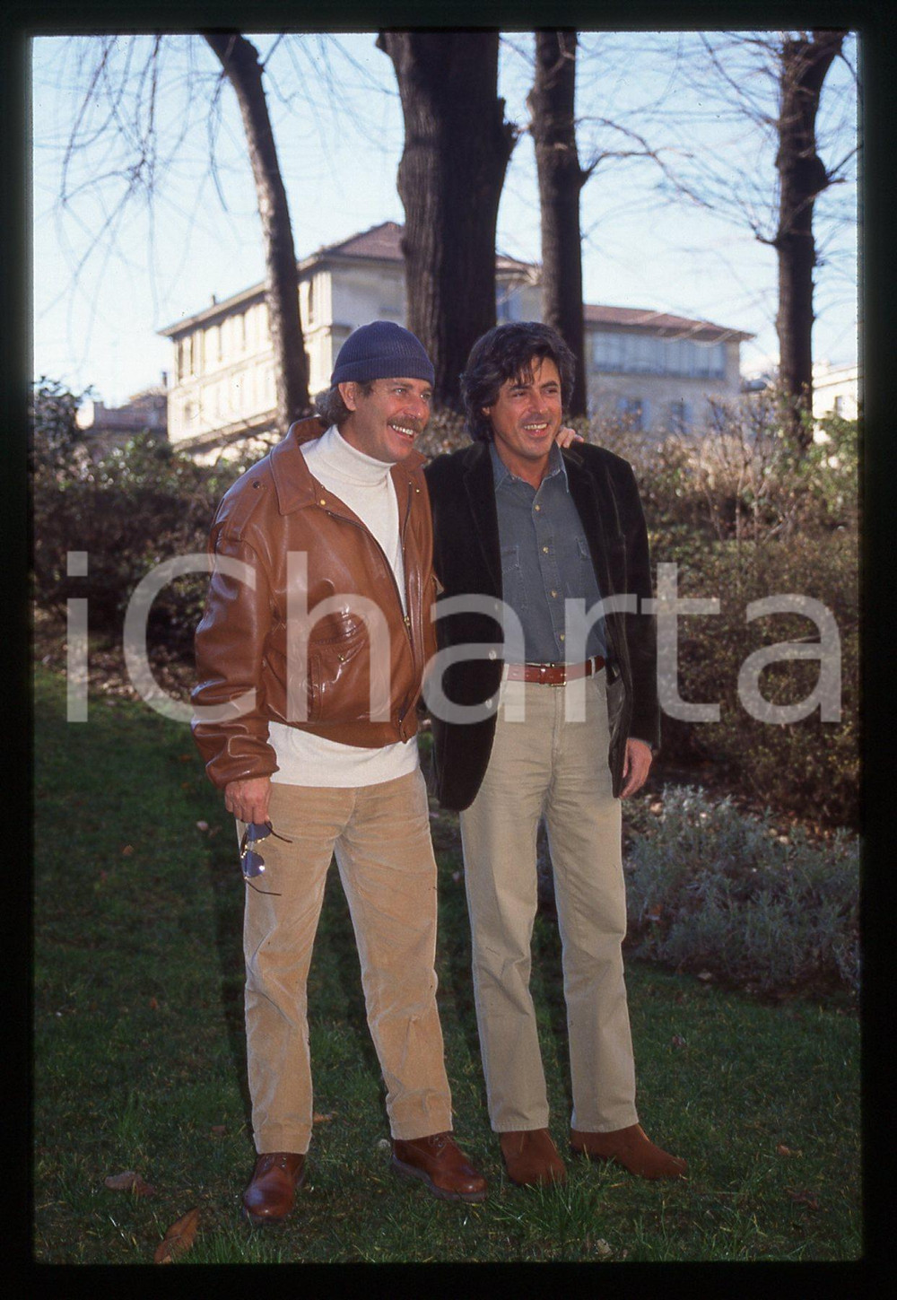 35mm vintage slide* 1994 ALBERTO CASTAGNA ritratto con ALESSANDRO IPPOLITO (11)