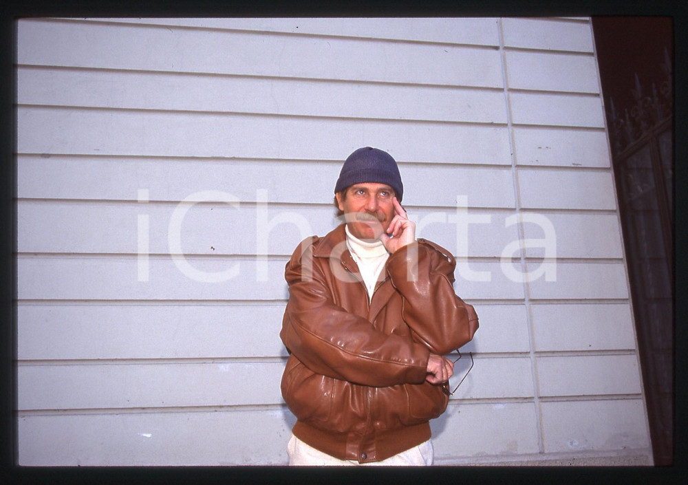35mm vintage slide* 1995ca ALBERTO CASTAGNA ritratto del presentatore (20)