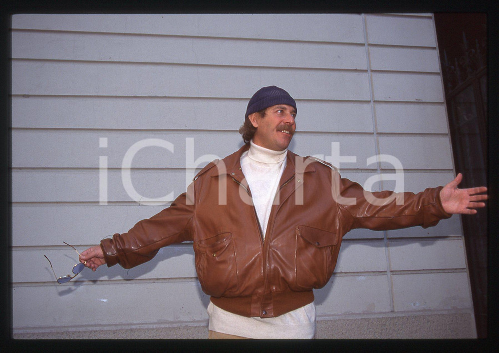 35mm vintage slide* 1995ca ALBERTO CASTAGNA ritratto del presentatore (26)