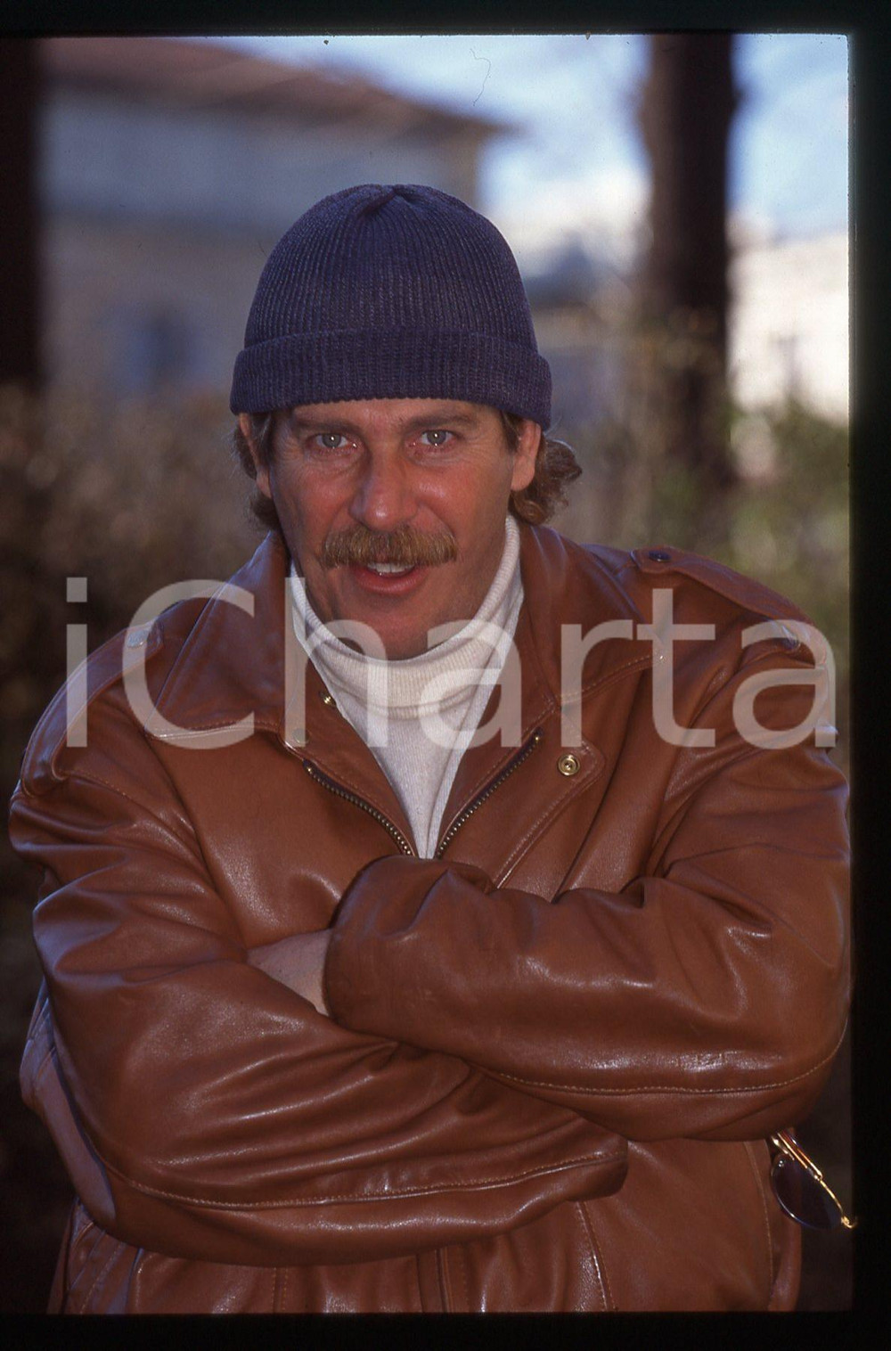 35mm vintage slide* 1995ca ALBERTO CASTAGNA ritratto del presentatore (34)