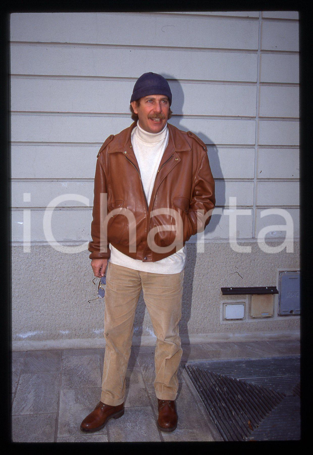 35mm vintage slide* 1995ca ALBERTO CASTAGNA ritratto del presentatore (35)