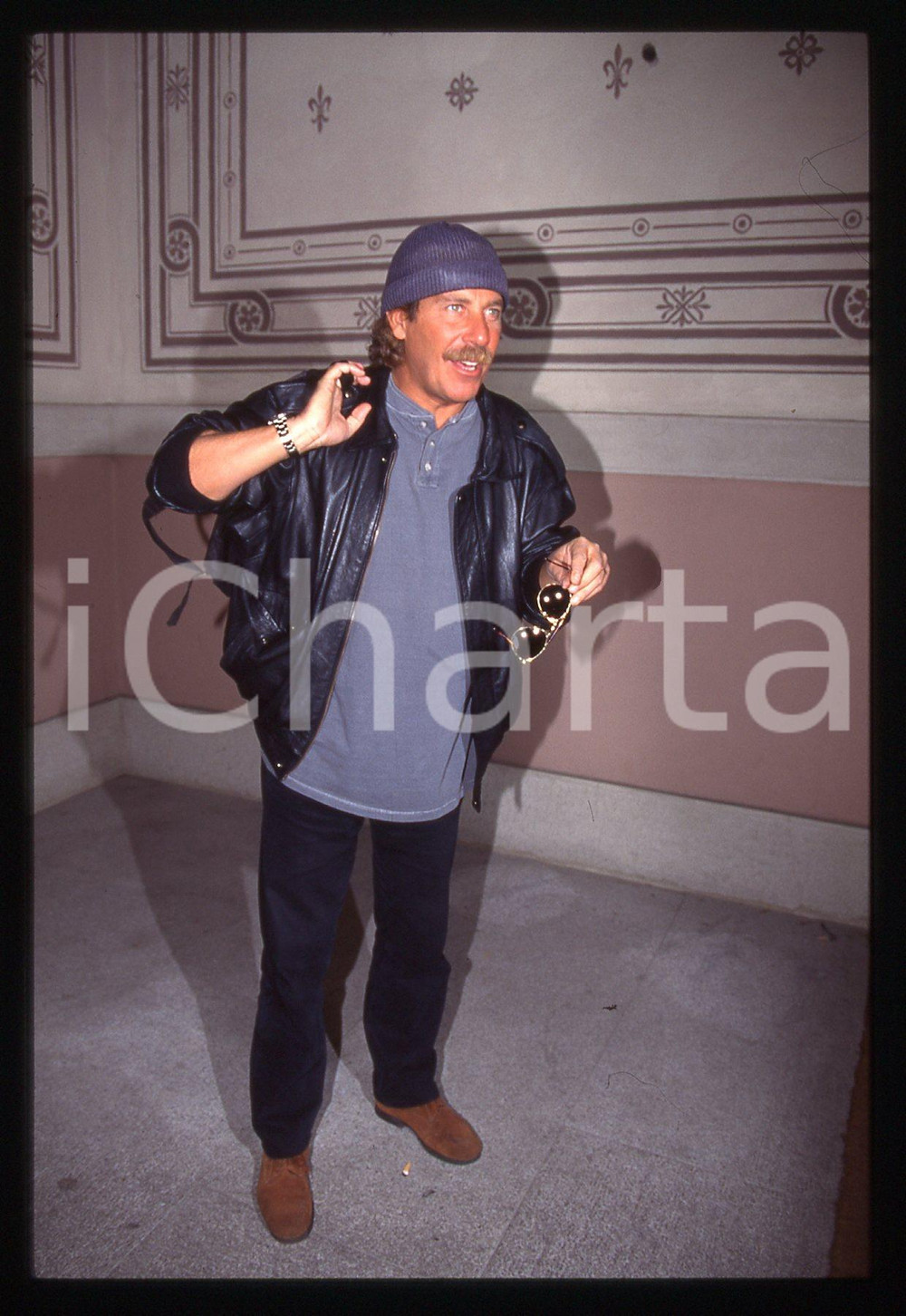35mm vintage slide* 1995ca ALBERTO CASTAGNA presentatore televisivo ritratto (3)