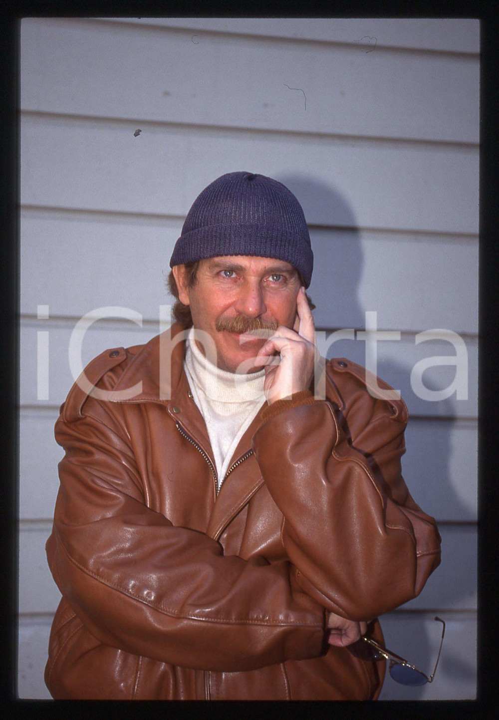 35mm vintage slide* 1995ca ALBERTO CASTAGNA ritratto del presentatore (37)
