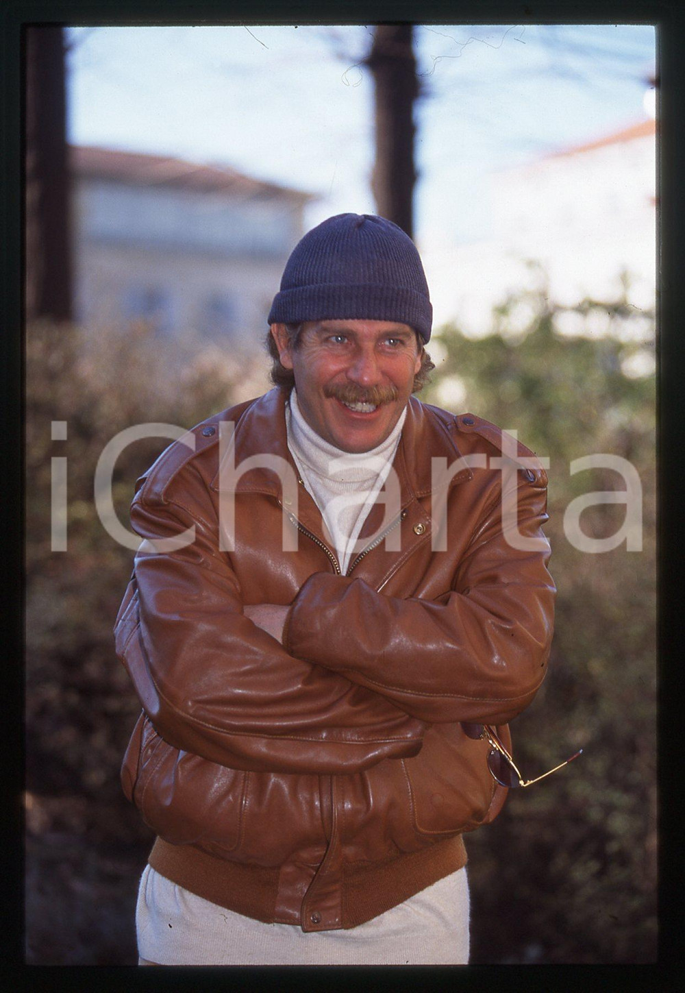 35mm vintage slide* 1995ca ALBERTO CASTAGNA ritratto del presentatore (38)