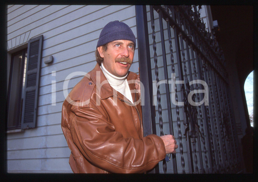 35mm vintage slide* 1995ca ALBERTO CASTAGNA ritratto del presentatore (45)