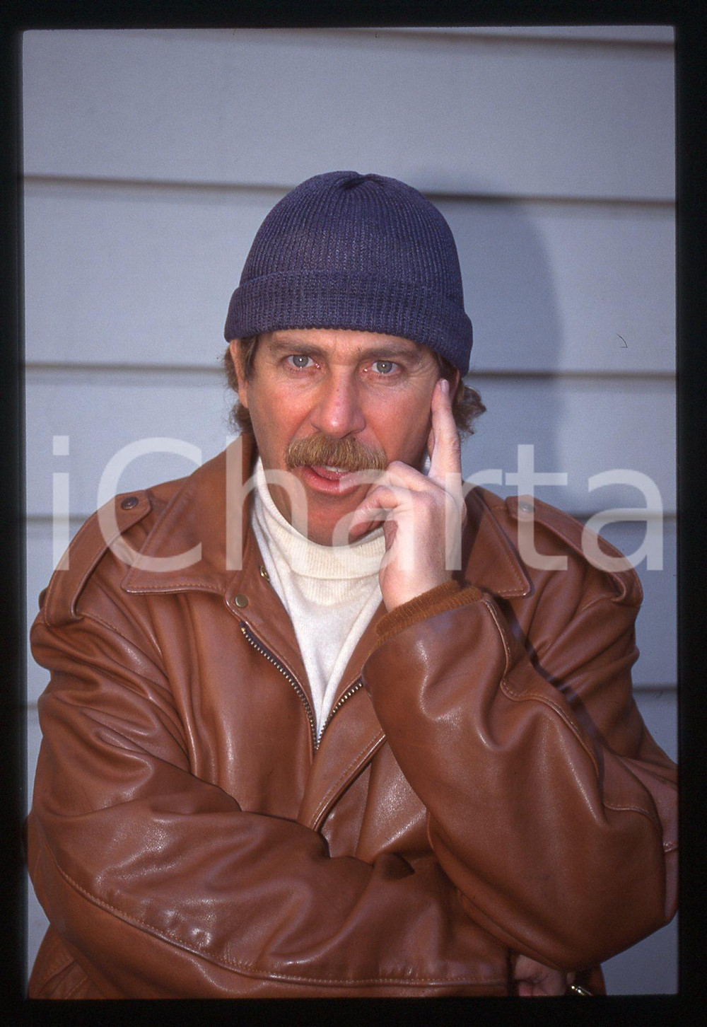 35mm vintage slide* 1995ca ALBERTO CASTAGNA ritratto del presentatore (61)