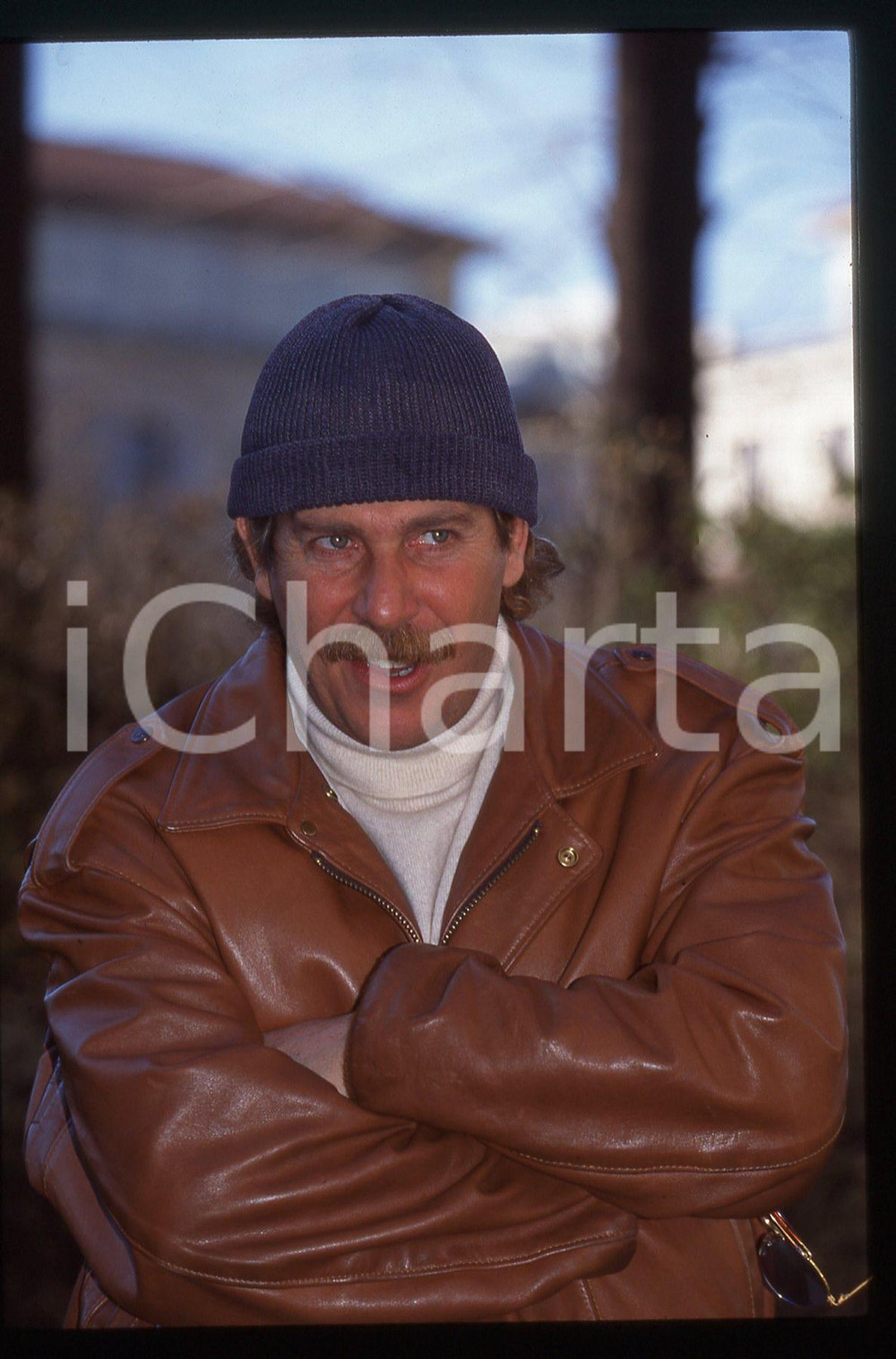 35mm vintage slide* 1995ca ALBERTO CASTAGNA ritratto del presentatore (83)