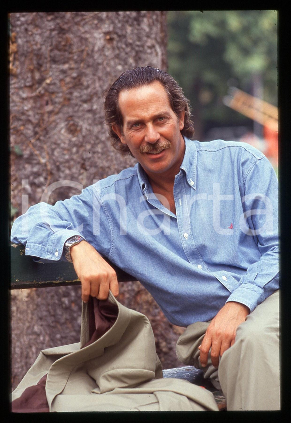 35mm vintage slide*1995ca Ritratto ALBERTO CASTAGNA presentatore televisivo (4)