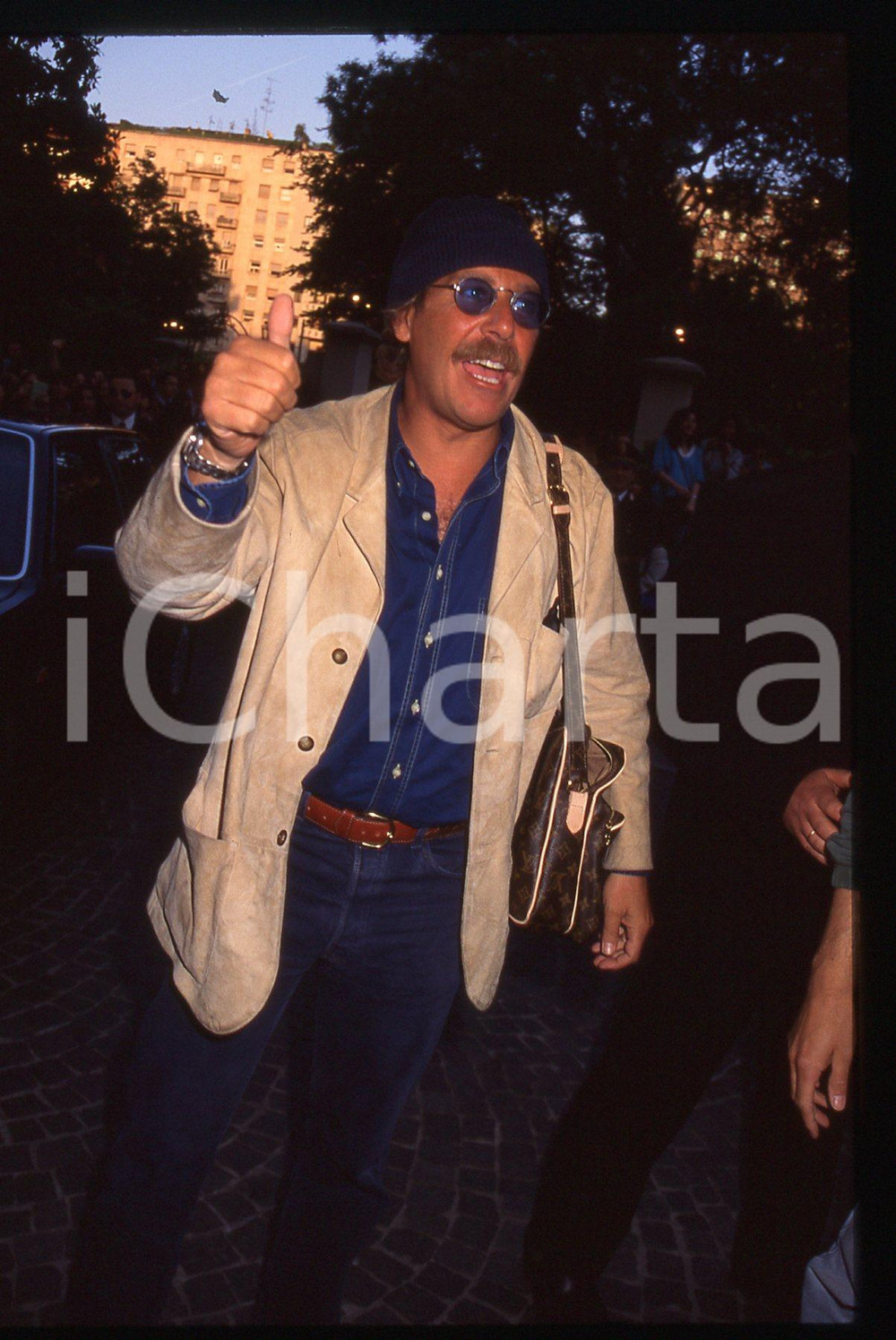 35mm vintage slide*1995ca Ritratto ALBERTO CASTAGNA presentatore televisivo (13)