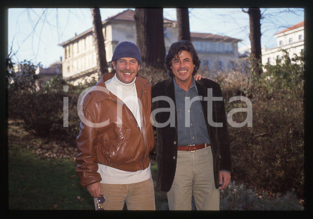 35mm vintage slide* 1994 ALBERTO CASTAGNA ritratto con ALESSANDRO IPPOLITO (12)