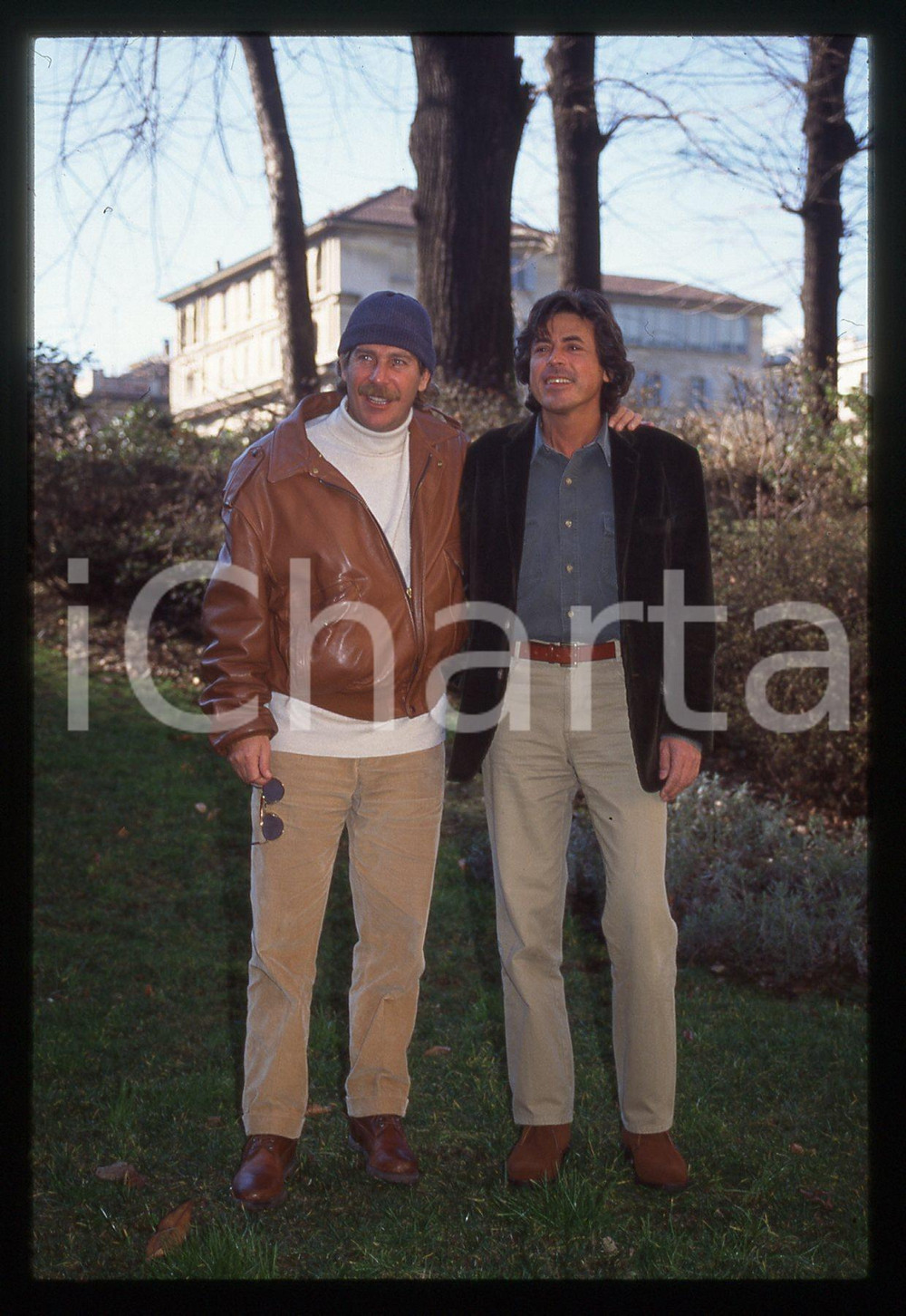 35mm vintage slide* 1994 ALBERTO CASTAGNA ritratto con ALESSANDRO IPPOLITO (13)