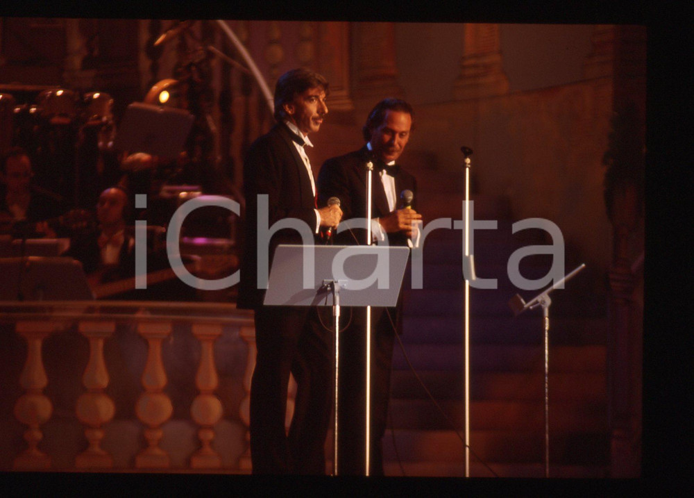 35mm vintage slide* 1994 Festival Italiano ALBERTO CASTAGNA e MARCO COLUMBRO 