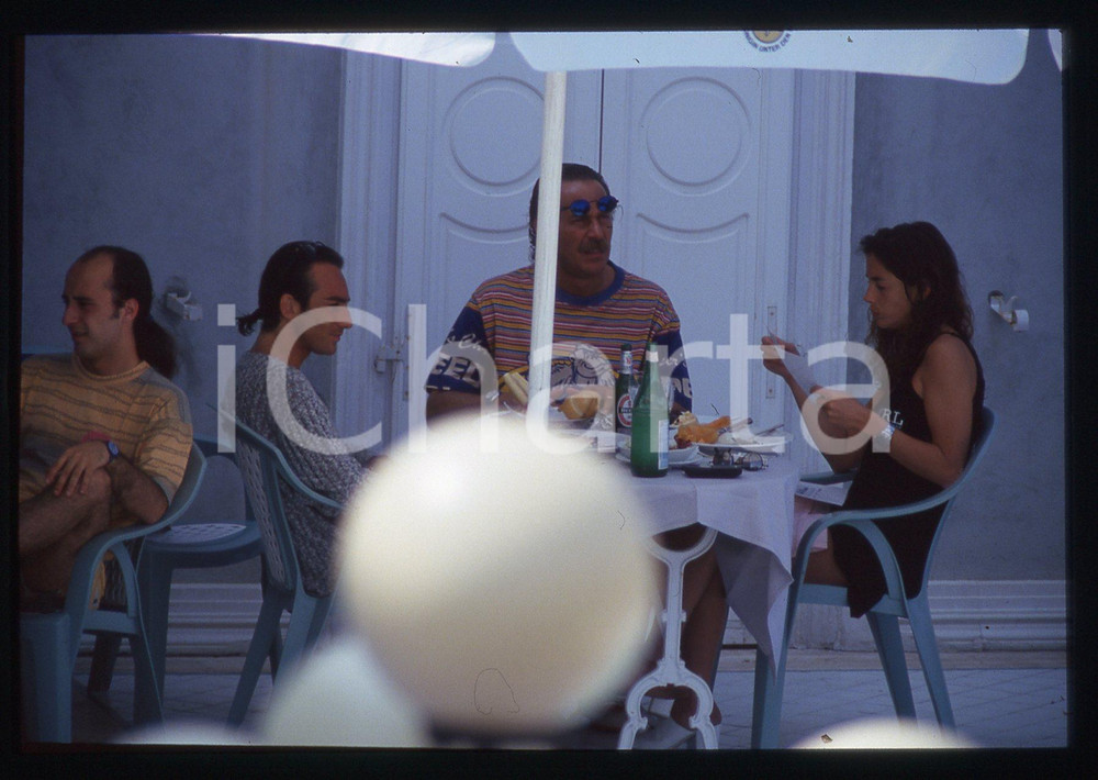 35mm vintage slide* 1995ca ALBERTO CASTAGNA e FRANCESCA RETTONDINI 