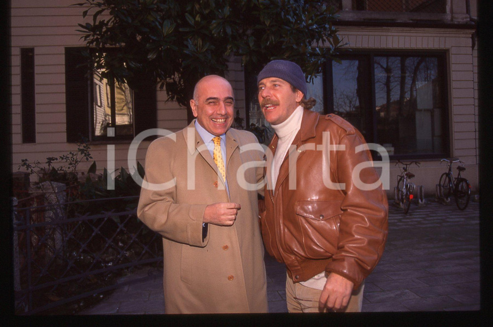35mm vintage slide* 1995ca ALBERTO CASTAGNA ritratto con ADRIANO GALLIANI (3)