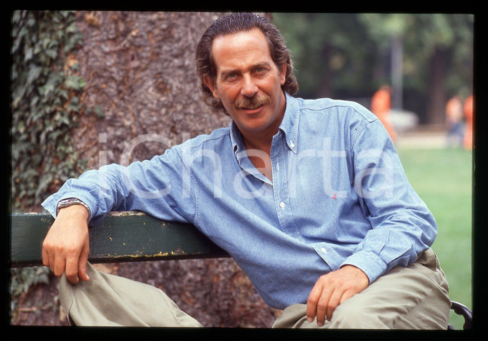 35mm vintage slide*1995ca Ritratto ALBERTO CASTAGNA presentatore televisivo (30)