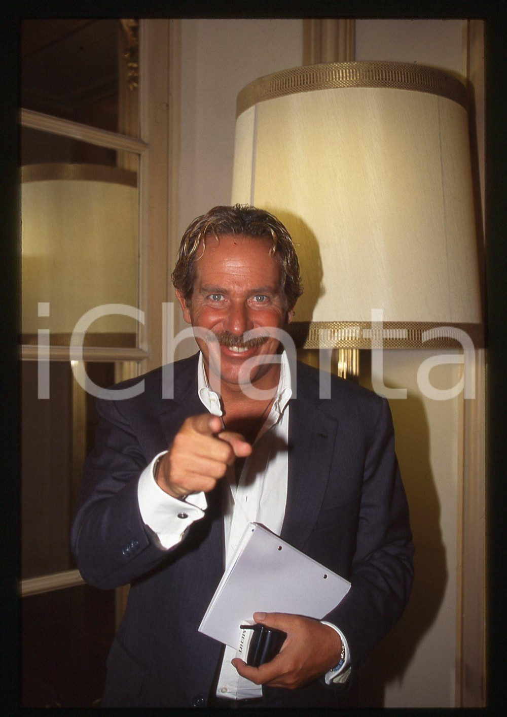 35mm vintage slide*1995ca Ritratto ALBERTO CASTAGNA presentatore televisivo (32)