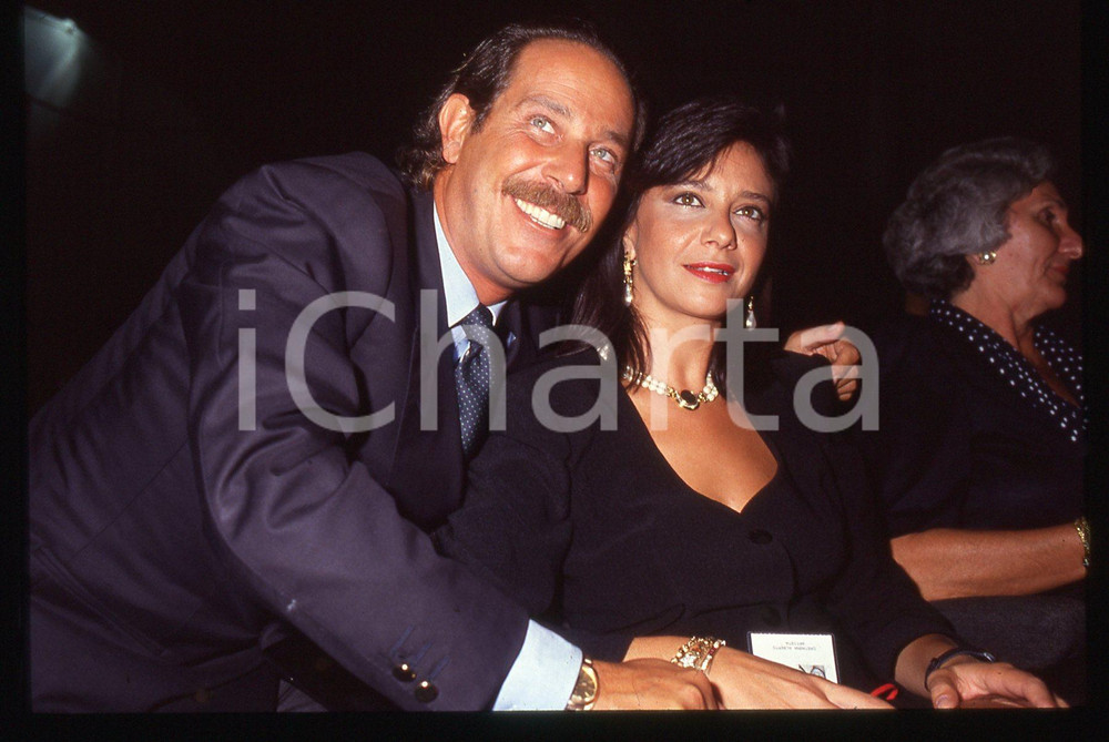 35mm vintage slide* 1995ca ALBERTO CASTAGNA con MARIA PUCCI ROMANO (4)