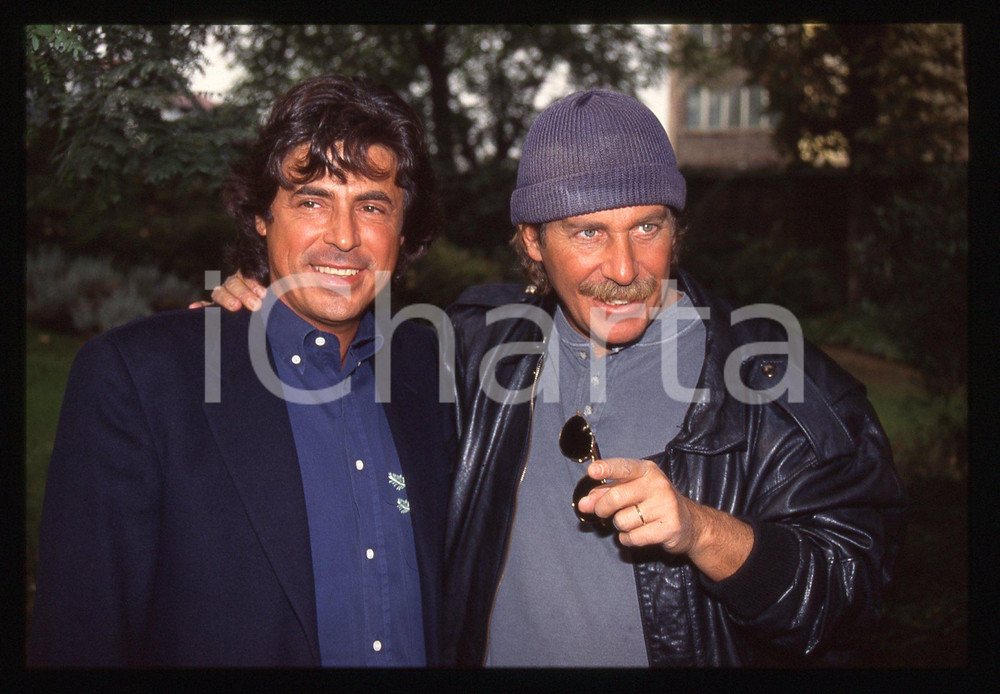 35mm vintage slide* 1994 ALBERTO CASTAGNA ritratto con ALESSANDRO IPPOLITO (14)