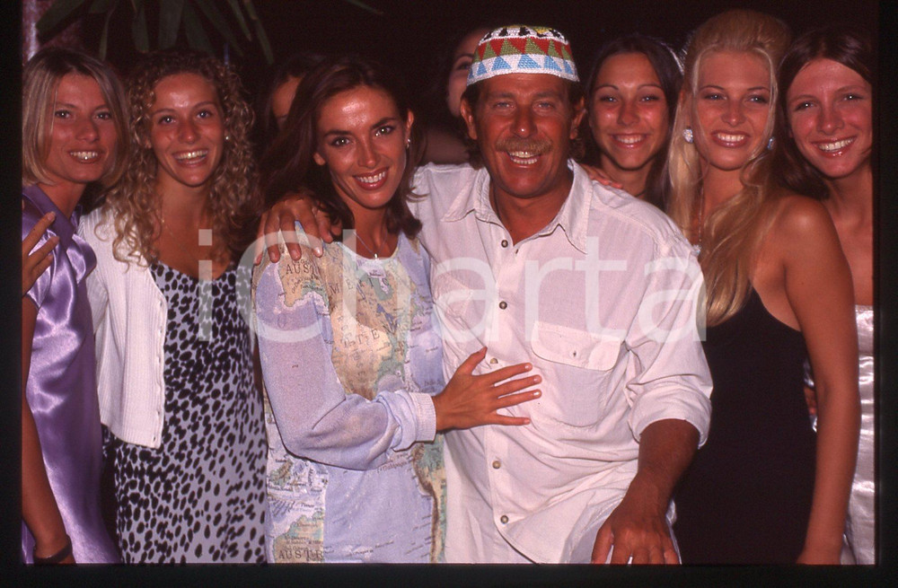 35mm vintage slide* 1995ca Tunisia ALBERTO CASTAGNA con FRANCESCA RETTONDINI