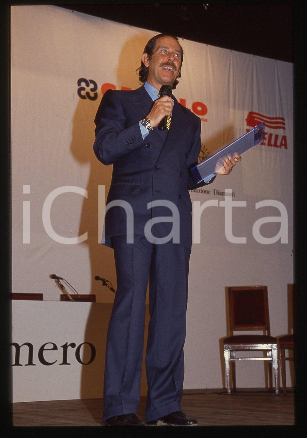 35mm vintage slide* 1992 Milano ALBERTO CASTAGNA ad evento sponsor CARIPLO (4)
