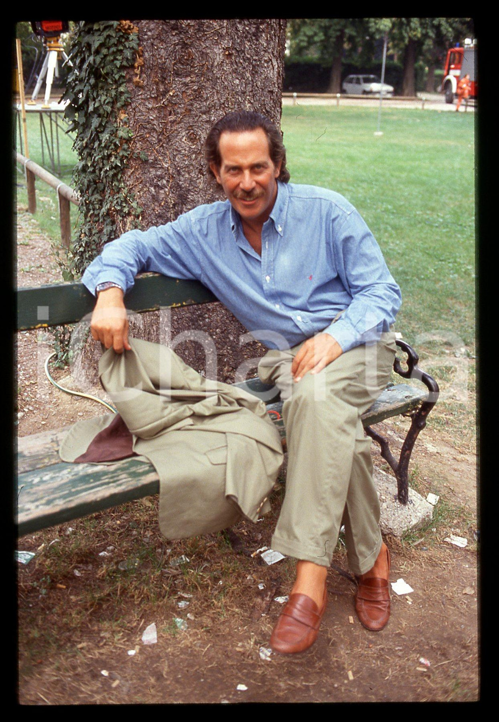 35mm vintage slide*1995ca Ritratto ALBERTO CASTAGNA presentatore televisivo 42