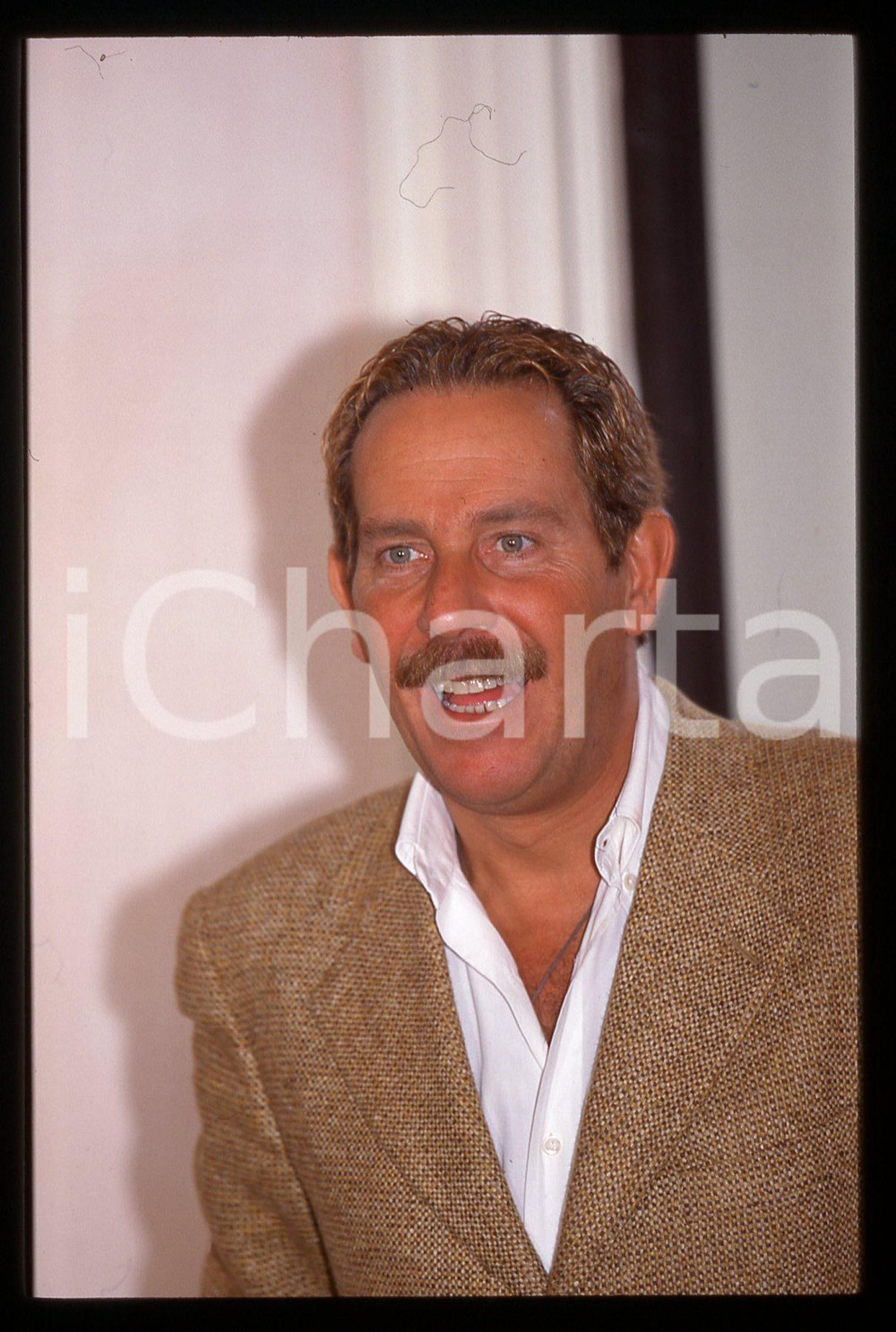 35mm vintage slide*1995ca Presentatore ALBERTO CASTAGNA ritratto (36)