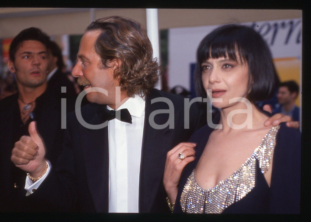 35mm vintage slide* 1993 Notte Telegatti ALBERTO CASTAGNA con PUCCI ROMANO (4)