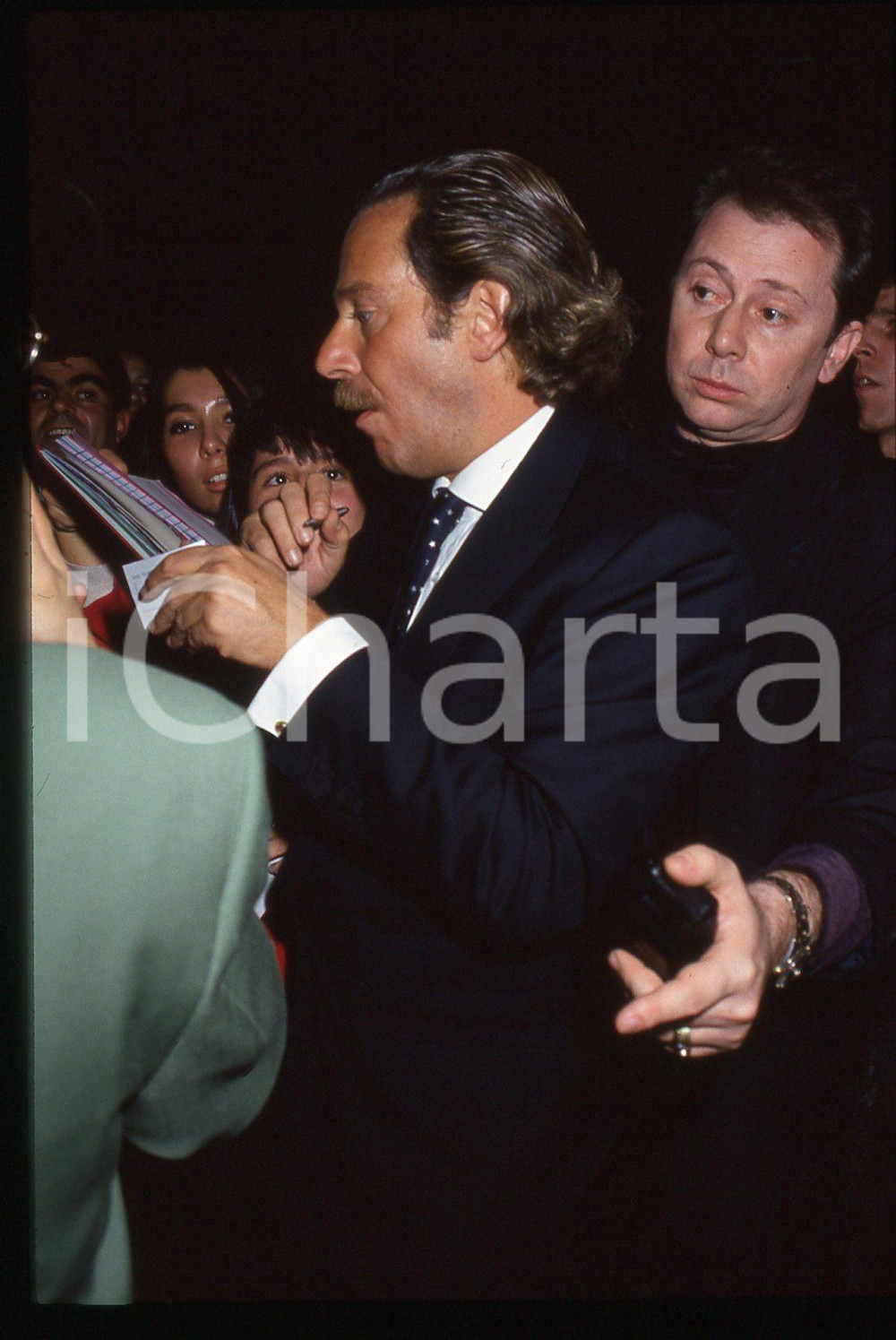 35mm vintage slide* 1995ca ALBERTO CASTAGNA con LELE MORA (3)