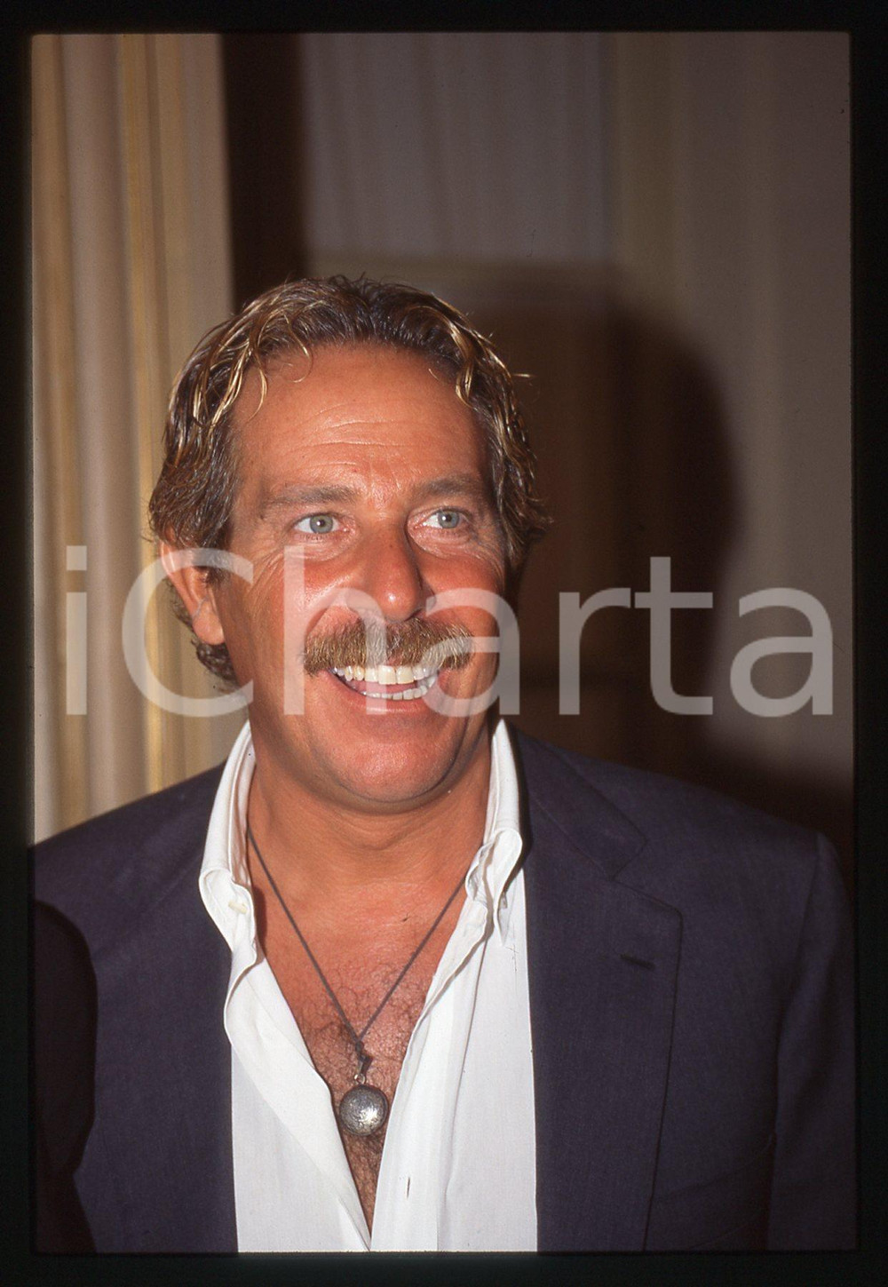 35mm vintage slide*1995ca Ritratto ALBERTO CASTAGNA presentatore televisivo (51)