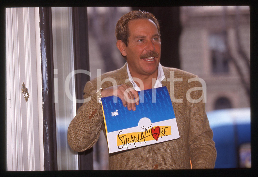 35mm vintage slide*1995ca ALBERTO CASTAGNA con cartelletta STRANAMORE (8)