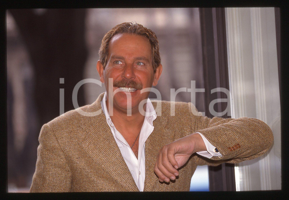 35mm vintage slide*1995ca Presentatore ALBERTO CASTAGNA ritratto (67)