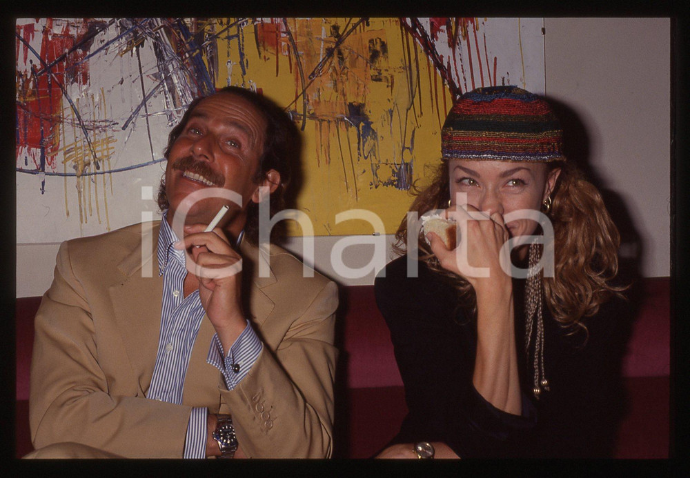 35mm vintage slide* 1995ca ALBERTO CASTAGNA e NANCY BRILLI (3)
