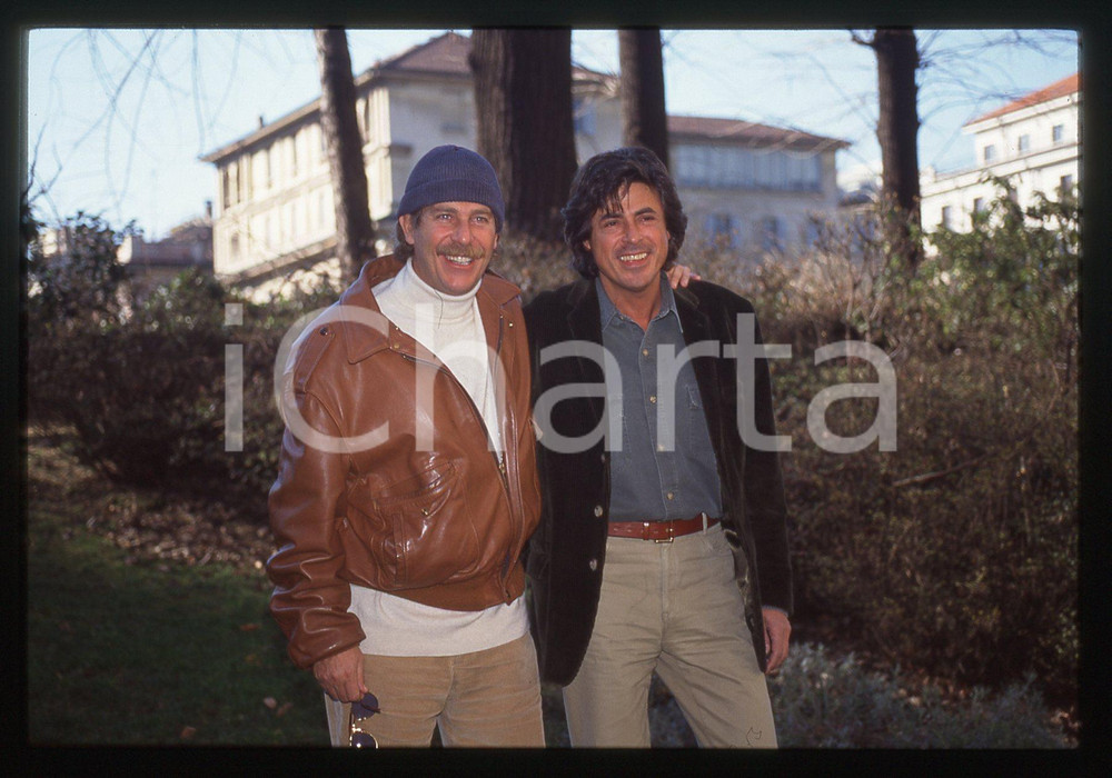 35mm vintage slide* 1994 ALBERTO CASTAGNA ritratto con ALESSANDRO IPPOLITO (15)