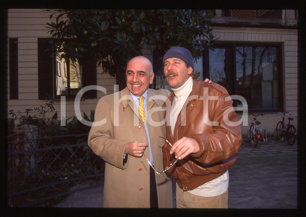 35mm vintage slide* 1995ca ALBERTO CASTAGNA ritratto con ADRIANO GALLIANI (4)